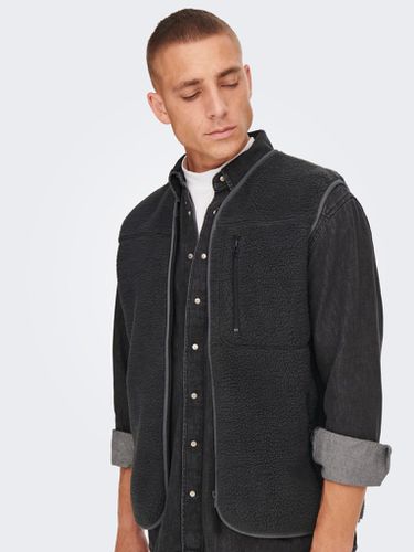 Houston Fleece West - Phantom - Mann - Only & Sons - Modalova