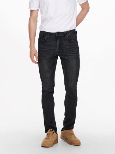 Loom Life Slim Jeans - schwarzer Jeans - Slim fit - Mann - Only & Sons - Modalova