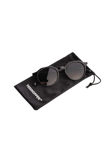 Runde Sonnenbrille - schwarz - TeeShoppen - Modalova