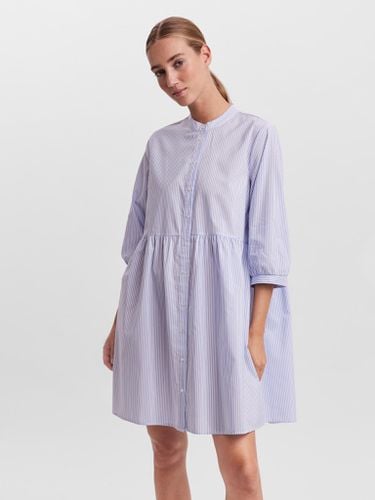 Sisi 3/4 Kleid - blau / weiß gestreift - Vero Moda - Modalova