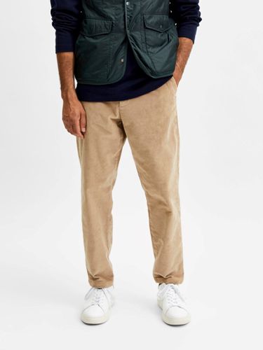 Slimtape-Repton Cord Pants - Chinchilla - Male - Selected Homme - Modalova