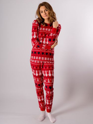 Snowflake Women Pyjama - Rot - TeeShoppen - Modalova
