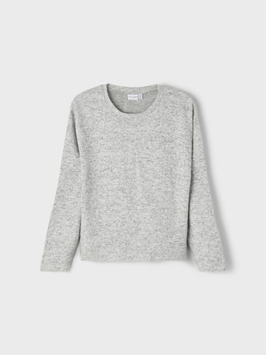 Victi -Strick -Pullover - graue Melange - Name It - Modalova