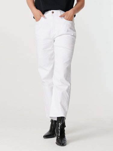 Breite Jeans mit hoher Taisten - Weiß - ONLY - Modalova
