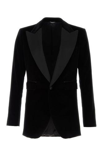 DOLCE & GABBANA Black velvet blazer - DOLCE & GABBANA - Modalova