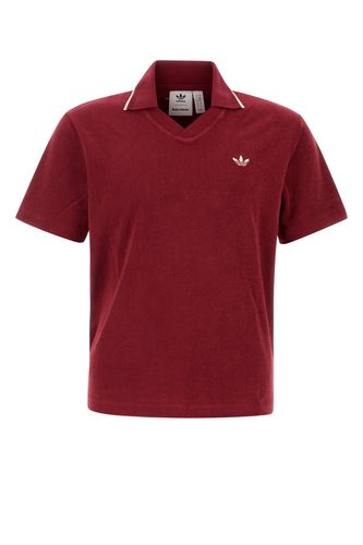 Tiziano terry fabric polo shirt - WALES BONNER X ADIDAS - Modalova