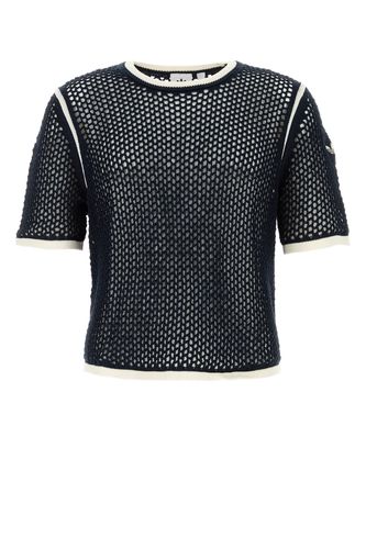 Navy crochet t-shirt - WALES BONNER X ADIDAS - Modalova
