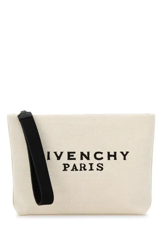 GIVENCHY Ivory canvas pouch - GIVENCHY - Modalova