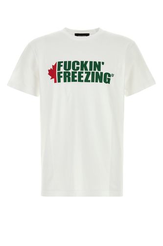 DSQUARED White cotton t-shirt - DSQUARED - Modalova