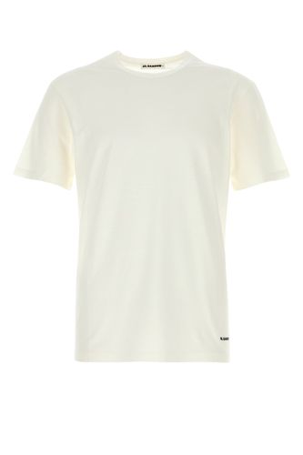 JIL SANDER White cotton t-shirt - JIL SANDER - Modalova