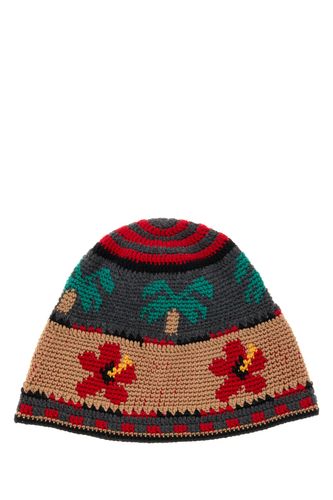 Embroidered wool Hibiscus hat - ALANUI - Modalova