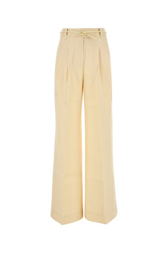 Cream linen Illuminate wide-leg pant - ZIMMERMANN - Modalova