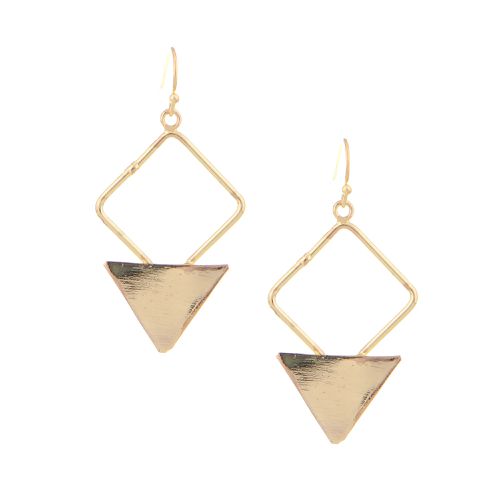 Ishita Edgy Earrings by - Daughters of the Ganges - Modalova