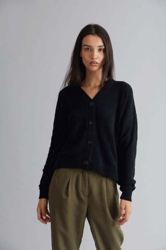ISLA Womens Recycled Wool Cardigan Black, Size 1 / UK 8 / EUR 36 - KOMODO - Modalova