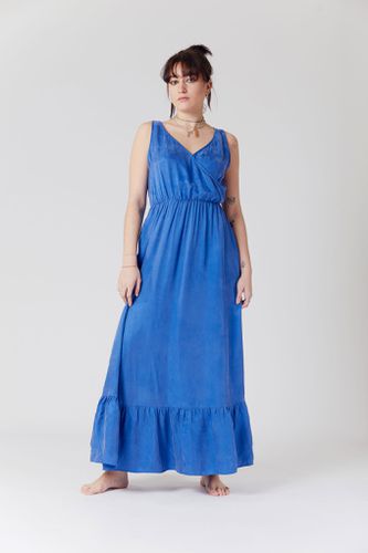 WHIRLYGIG Cupro Maxi Dress Blue, SIZE 1 / UK 8 / EUR 36 - KOMODO - Modalova