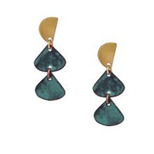 Calina Earrings by - Daughters of the Ganges - Modalova