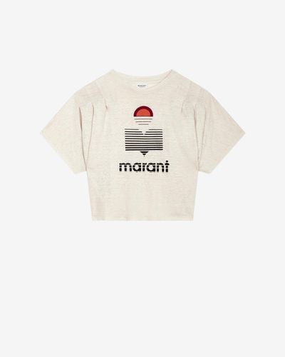 T-shirt Kyanza Mit Logo - Damen - Größe L - Marant Étoile - MarantÉtoile - Modalova