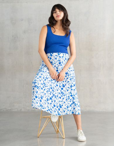 Knit Maternity + Nursing Top with Woven Skirt - Seraphine - Modalova
