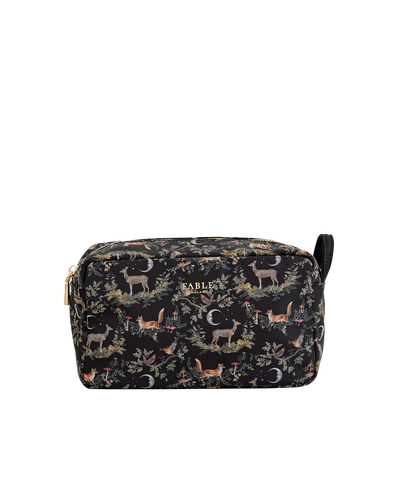 A Night's Tale Woodland Pouch Black | Women's Cosmetic Bag - Fable England - Modalova