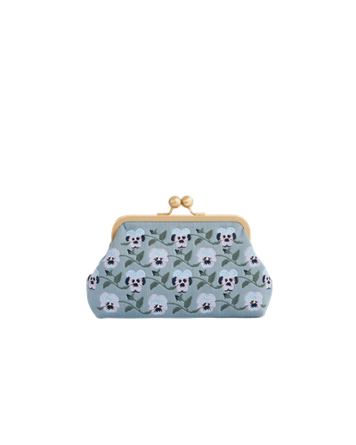 Pansy Victoriana Blue Clutch | Women's Handbag - Fable England - Modalova