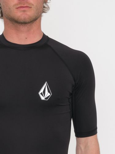 Men's Volcom Lido Rashguard - BLACK - Volcom - Modalova