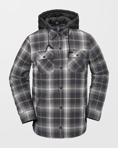 Men's Insulated Riding Flannel Jacket - Volcom - Modalova