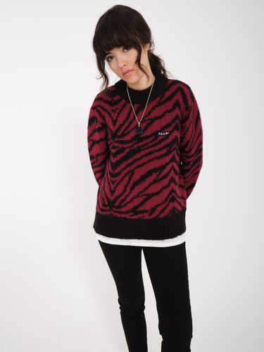Women's Volcom Zebra Sweater - WINE - Volcom - Modalova
