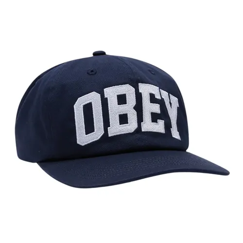 Https://cdn.shopify.com/s/files/1/0069/4580/0249/files/Obey-Collegiate-6-Panel-Strapback-Cap-Mild-Navy-1.jpg?v=1744030789 - ignore_me - Modalova
