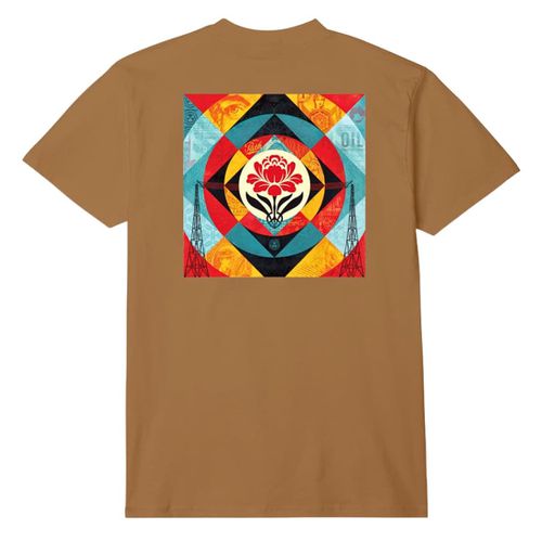 Geometric Power Canvas T-Shirt - Obey - Modalova