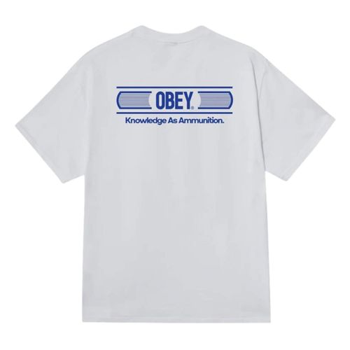 Https://cdn.shopify.com/s/files/1/0069/4580/0249/files/Obey-KnowledgeAsAmmunition-TShirt-White-1.jpg?v=1760967724 - ignore_me - Modalova