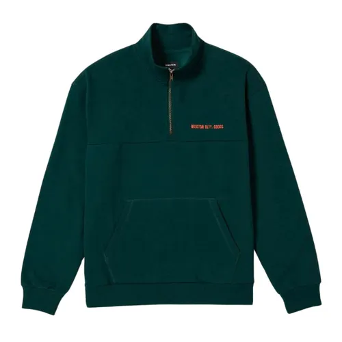 Embroidered Heavyweight Half Zip - Brixton - Modalova