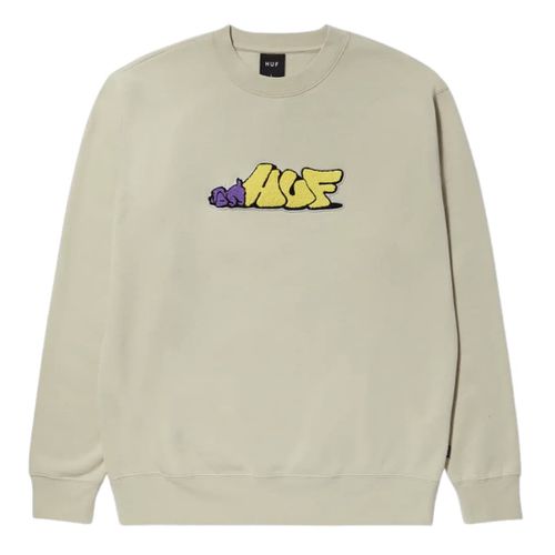 Huf Dog Sense Crewneck - Stone - Huf - Modalova