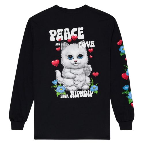 Peace Love Longsleeve T-Shirt - RIPNDIP - Modalova