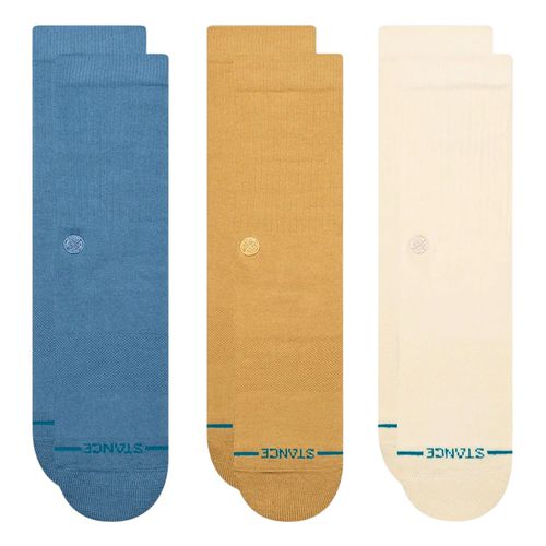 Stance Icon (3 Pack) Socks - Cream - Stance - Modalova