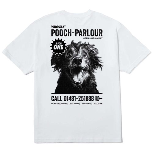 Https://cdn.shopify.com/s/files/1/0069/4580/0249/files/Yakwax-Pooch-Parlour-T-Shirt--WHT--Back.jpg?v=1726232516 - ignore_me - Modalova