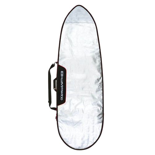 Apos;6 Barry Basic Fish/Longboard Surfboard Cover - Silver/Red - Ocean and Earth - Modalova
