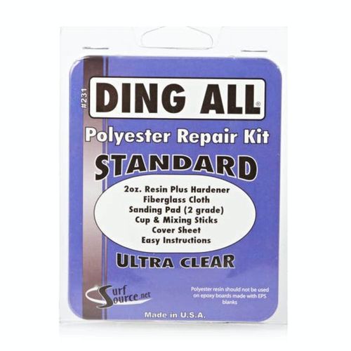 Standard Ultra Clear Polyester Repair Kit - - 2oz - Ding All - Modalova