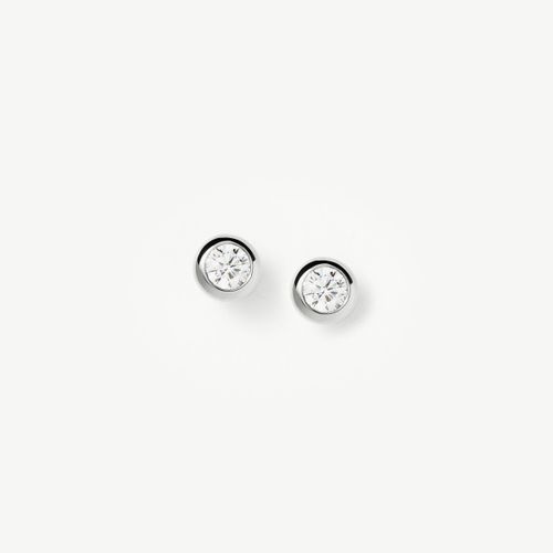 Classic Stone Stud Earrings | Sterling Silver - Missoma - Modalova