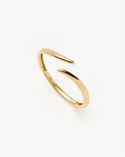 Fine Open Claw Ring | 14ct Solid Gold - Missoma - Modalova