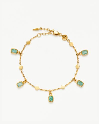 Lena Charm Bracelet | 18ct Gold Plated/Amazonite - Missoma - Modalova