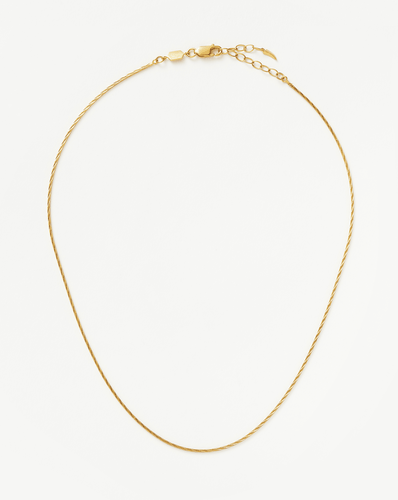 Savi Square Snake Chain Necklace - Missoma - Modalova