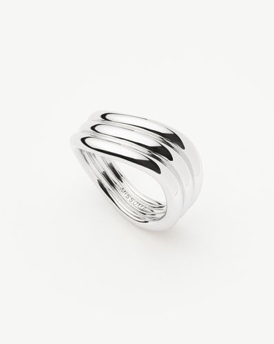 Savi Signature Triple Ring | Silver Plated - Missoma - Modalova