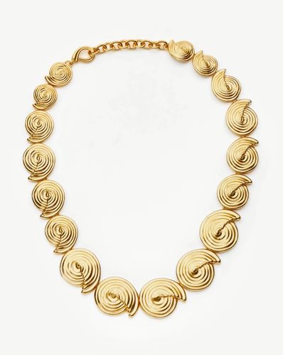 Spiral Statement Chain Necklace | 18ct Gold Plated - Missoma - Modalova
