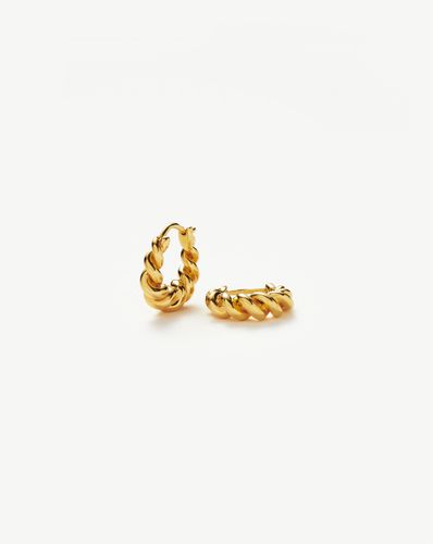 Small Tidal Hoop Earrings | 18ct Gold Vermeil - Missoma - Modalova