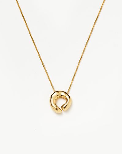 Molten Open Pendant Necklace | 18ct Gold Plated - Missoma - Modalova