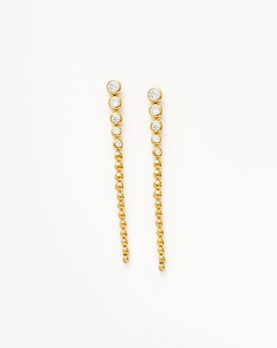 Tennis Beaded Stone Long Drop Earrings - Missoma - Modalova