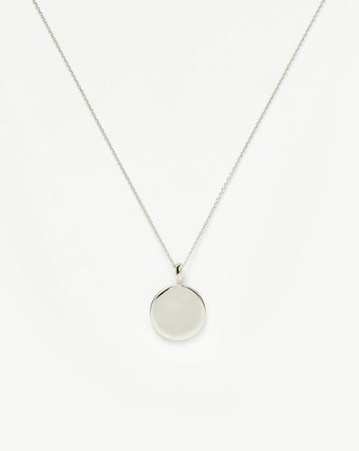 Engravable Round Necklace | Sterling Silver - Missoma - Modalova