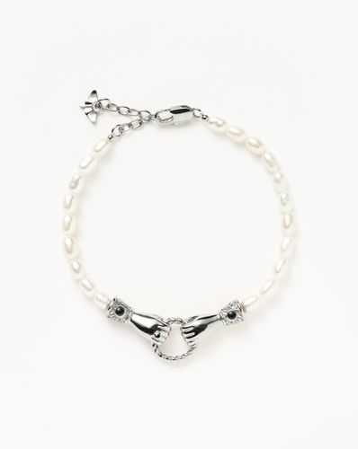 Harris Reed In Good Hands Pearl Bracelet | Silver Plated/Pearl - Missoma - Modalova