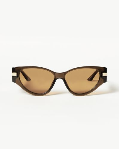 Le Specs Scorpius Ridge Cat-Eye Sunglasses | Olive - Missoma - Modalova