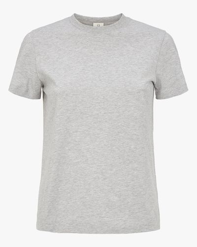 Drew T-Shirt in Grey Marl - NinetyPercent - Modalova